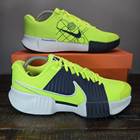 NEW Nike Zoom Challenge Mens Size 10 Pickleball Shoes Volt Green FQ4154-700 - Picture 1 of 12
